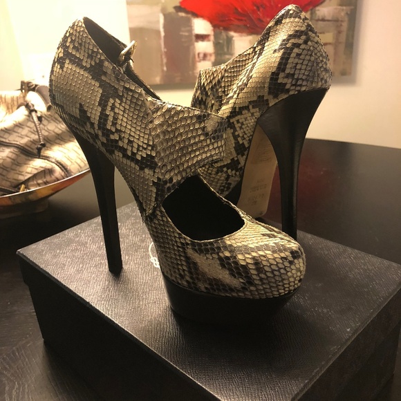 Fendi Python Platform Heels Eu 39.5 - Picture 5 of 8